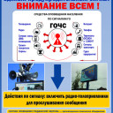 Действия населения по сигналам оповещения гражданской обороны.